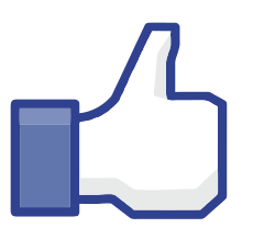 The "like" button on Facebook