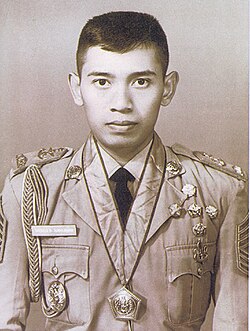 Cadet First Sergeant Major (Sersan Mayor Satu Taruna) Yudhoyono, 1973