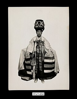 A person in ornate dress
