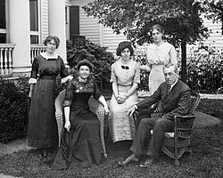 The Wilson family in 1912