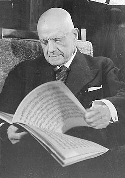 The Finnish composer Jean Sibelius (1865–1957) was a significant figure in the history of classical music.
