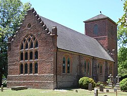 St. Luke's Church, built during the 17th century near Smithfield, Virginia – the oldest Anglican church-building to have survived largely intact in North America