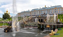 Peterhof Palace in Saint Petersburg, a UNESCO World Heritage Site