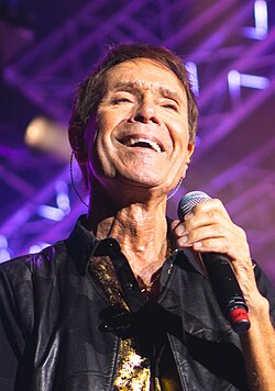 Richard performing in 2017