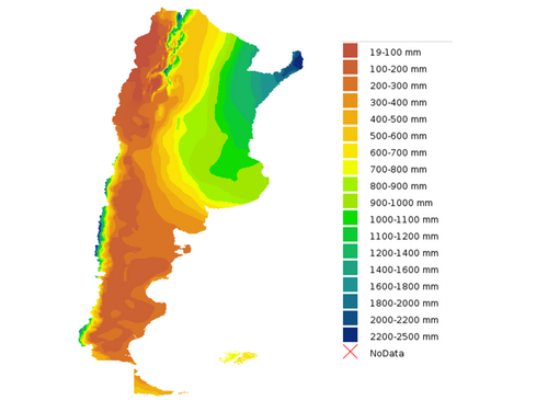 Located in the western part of the country among the foothills of the Andes, the major wine regions of Argentina have a semi-arid desert-like climate owing to low annual precipitation and rely on irrigation from the melting snow caps of the mountains for viticulture.