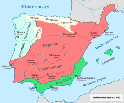 Germanic and Byzantine rule c. 560