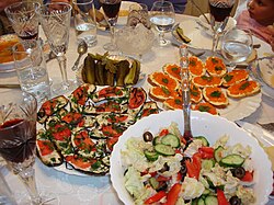 Zakuski are a type of hors d'oeuvre