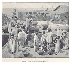 A public water well, 1899
