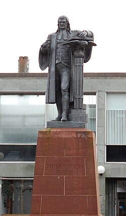 John Witherspoon Statue, Paisley, Scotland by Alexander Stoddart