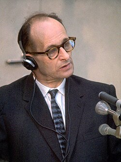 Adolf Eichmann on trial in 1961