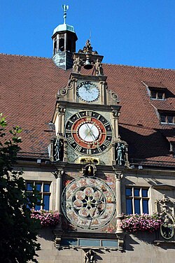 Astronomical clock at City Hall