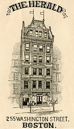 The Boston Herald Building about 1900