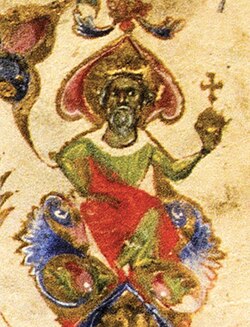 Portrait of Hethum II from Lectionary of Hethum II, 1286