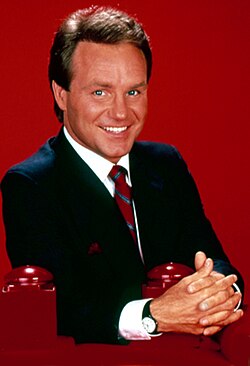 Combs, in 1994, promoting what would be his last season of Family Feud