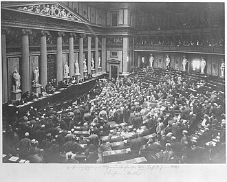 Initial meeting of the Abgeordnetenhaus in 1907