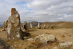 Bronze Age burial site Zorats Karer (also known as Karahunj)