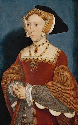 Portrait of Jane Seymour by Holbein, 1536–37