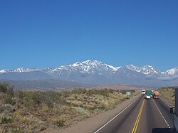 National Route 7 as it passes through Mendoza.