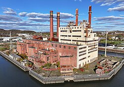 English Station, an abandoned thermal power plant in downtown