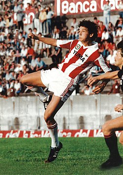 A young Baggio with Vicenza