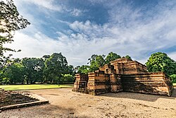 Muaro Jambi Temple Compounds in Jambi, historically linked to the pre-Islamic Melayu Kingdom. The Melayu-Srivijayans were known to construct complex building system in its capital, major cities and important urban centres.