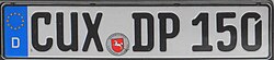 3-letter area code CUX for Cuxhaven