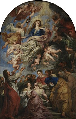 The only ex cathedra application of papal infallibility since its solemn declaration has been for the Marian Dogma of Assumption in 1950. Painting of the Assumption, Rubens, 1626