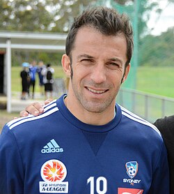 Del Piero with Sydney FC in 2014