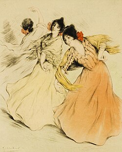 Colored etching and aquatint on paper