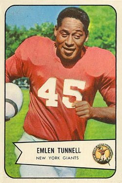 Hall of Fame CB Emlen Tunnell