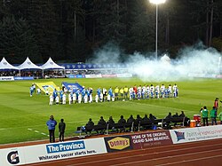 The 2009 USL First Division Championship, where both clubs who played, the Vancouver Whitecaps and Montreal Impact, left for different leagues.