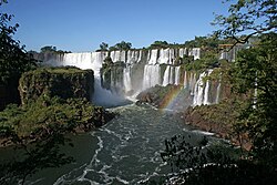 The falls on the Argentine side in the Iguazú National Park.