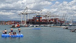Port of Koper in Slovenia.
