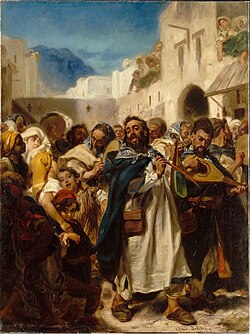 Sephardic Jewish festival in Tétouan, Morocco, Alfred Dehodencq, 1865, Paris Museum of Jewish Art and History