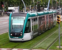 Barcelona Tram at Avinguda Diagonal