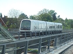 Train on the Copenhagen Metro