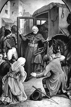 Expulsion of the prince-bishop of Trient in popular imagery