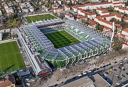 Allianz Stadion, home of Rapid Wien