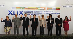 Plenary Session of the 49th Mercosur Summit in Asuncion, 28 December 2015