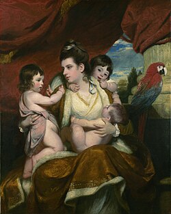 Portrait of Lady Cockburn and her Three Eldest Sons (1773–1775) by Joshua Reynolds