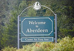 Tribute to Kurt Cobain in Cobain's hometown of Aberdeen, Washington. "Come as You Are" is a song by Nirvana.