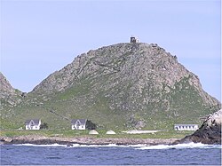 The Farallon Islands are located in the Gulf of the Farallones, off the Pacific coast of San Francisco.