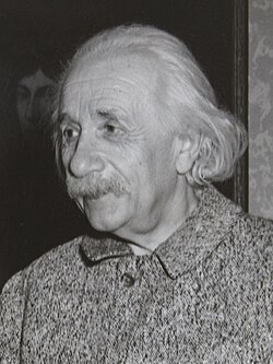 Albert Einstein in 1949, the year he wrote "Why Socialism?"