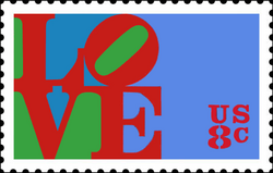 1973 "Love" stamp