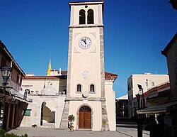 The Venetian clock tower of the city