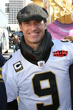QB Drew Brees in 2010