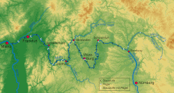 Dams along the Main