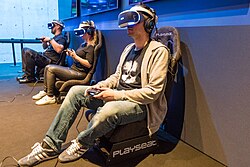Players using the PlayStation VR headsets in 2017