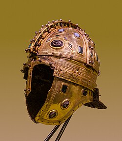 Roman golden helmet, Museum of Vojvodina