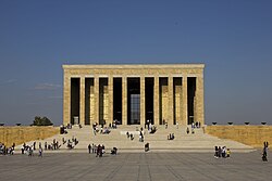 Atatürk's Mausoleum is the mausoleum of Mustafa Kemal Atatürk, founder of the Republic of Turkey.